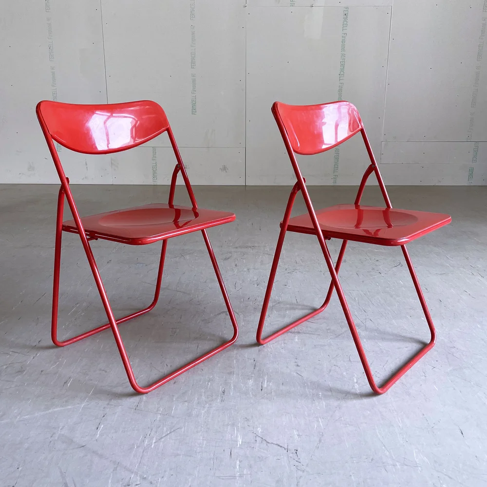 1970's IKEA 'TED' Folding Chairs designed by Niels Gammelgaard